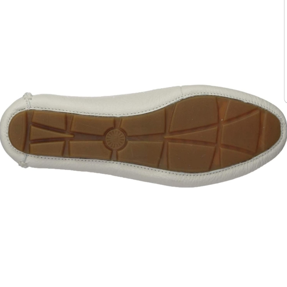 SOLD UGG Women's Shoes Loafer Flores White 6.5 - Picture 5 of 11